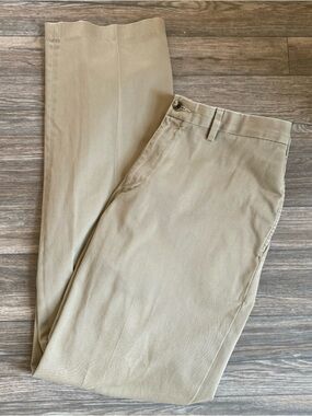 Eddie Bauer 36x36 Relaxed Fit Men's Khaki Dress Pants - Classic Chino Style